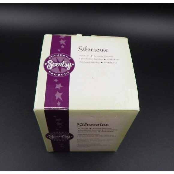 Scentsy Silvervine Mini Wall Plug In Nightlight Wax Warmer - Picture 11 of 13